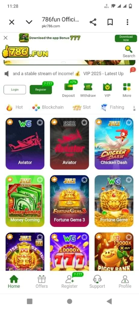pkr786 game